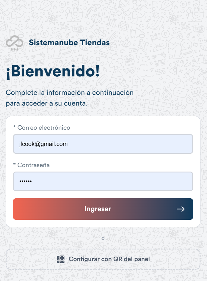 App de tienda física para redimir GiftCards con QR